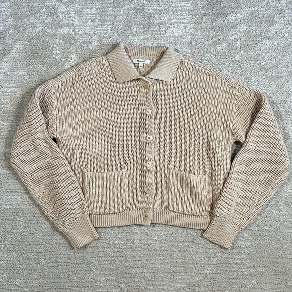 Madewell Sweaters - Madewell Ribbed Polo Cardigan Sweater